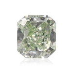 0.50 Carat Fancy Intense Green Radiant Diamond VS1 GIA