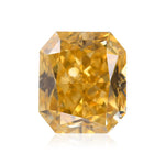 0.77 Karat Fancy Intense Orangy Yellow Radiant Diamant SI1 GIA