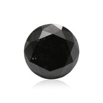 Diamante taglio brillante rotondo fantasia nero da 2,84 carati GIA