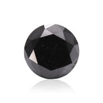1.96 Carat Fancy Black Round Brilliant Diamond GIA