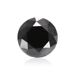 2.21 Carat Fancy Black Round Brilliant Diamond GIA