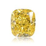 Diamante giallo vivo fantasia taglio cuscino da 0,72 carati VS1 GIA