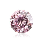 0,06 carati diamante rotondo a taglio brillante Fancy Purplish Pink GIA