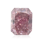 0.55 Carat Fancy Intense Pink Radiant Diamond (I1) GIA