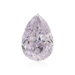 0.94 Carat Fancy Light Pinkish Purple Pear Diamond SI2 GIA