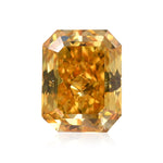 Diamante Radiant 0,84 carati Fancy Vivid Orange Yellow SI1 GIA