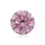 Diamante rotondo taglio brillante 0,18 carati Fancy Intense Purplish Pink SI1 GIA
