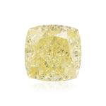 2.24 Karat Fancy Yellow Cushion Diamant VS1 GIA