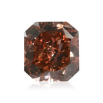 0,51 Karat Fancy Deep Pink Brown Radiant Diamant SI2 GIA