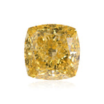0,51 Karat Fancy Intense Yellow Cushion Diamant VVS1 GIA