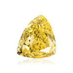 0.83 Carat Fancy Intense Yellow Triangle Diamond SI1 GIA