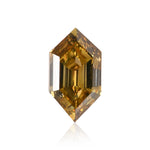 0,57 Karat Fancy Deep Brownish Yellow Hexagonaler Diamant (VS1) GIA