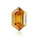 0.29 Carat Fancy Deep Orangy Yellow Hexagonal Diamond (SI1) GIA