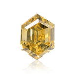 0,17 Karat Fancy Intense Yellow Hexagonaler Diamant (SI1) GIA