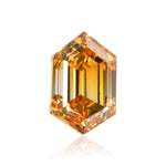 0.45 Carat Fancy Deep Brownish Orangy Yellow KITE Diamond (VS2) GIA