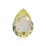 1.31 Carat Fancy Green Yellow Pear Diamond I1 GIA