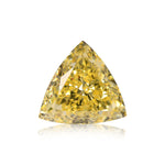 1.50 Carat Fancy Intense Yellow Triangle Diamond VS2 GIA
