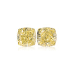 2.17 Karat Fancy Light Yellow Kissenschliff-Diamanten VVS1