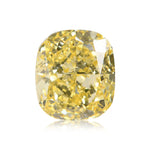 Diamante Cuscino GIA VS1 Giallo Intenso Fancy 0,73 Carati