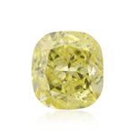 0.53 carati Fancy Intense Yellow cuscino Diamante VS1 GIA
