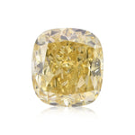 1.02 Carat Fancy Brownish Yellow Cushion Diamond I1 GIA