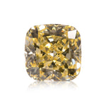 Diamante a cuscino fantasia giallo intenso da 0,60 carati VVS2 GIA