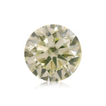Diamante GIA Rotondo Brillante Giallo Verdastro Chiaro Fancy 0,29 carati I1