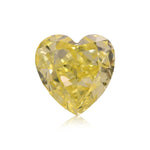 0.40 Karat Fancy Intense Yellow HERZ Diamant VS2 GIA