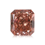 0,61 Karat Fancy Deep Orangy Pink Radiant Diamant SI1 GIA