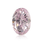 1.02 Carat Fancy Pink Purple Oval Diamond SI2 GIA