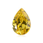 0.50 Karat Fancy Vivid Yellow Tropfen-Diamant SI2 GIA