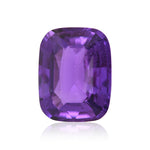 6.04 Carat Purple MADAGASCAR Cushion Sapphire SSEF No Heat