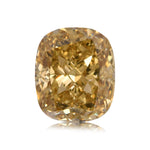 4,50 Karat Fancy Deep Brownish Yellow Kissenschliff Diamant SI2 GIA