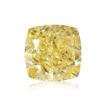 1.61 Carat Fancy Intense Yellow Cushion Diamond VS1 GIA