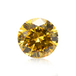 0,38 Karat Fancy Vivid Yellow runder Brillant I1 GIA