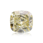 2.20 Carat Light Yellow Cushion Diamond VS1 GIA