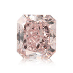 3.45 Carat Fancy Pink Radiant Diamond IF GIA