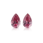 0,35 Karat Fancy Intense Purplish Pink Pear Diamanten SI2 GIA