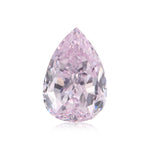 0.51 Carat Fancy Purple Pink Pear Diamond VS1 GIA