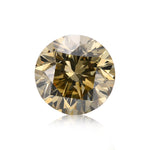 2.35 Carat Fancy Brown Yellow Round Brilliant Diamond VS2 GIA