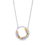 Leibish Inspire Multicolor Diamond Pendant