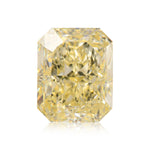 3.09 Karat Fancy Yellow Radiant Diamant IF GIA