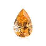Diamante a Pera Giallo Arancio Fantasia Vivido 0,51 carati VVS1 GIA