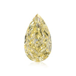1.24 Carat Fancy Light Yellow Pear Diamond SI1 GIA