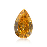 1,40 Karat Fancy Intense Orange Yellow Pear Diamant VS2 GIA