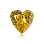 1.70 Carat Fancy Vivid Yellow HEART Diamond VS1 GIA