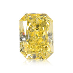 Diamante radiante GIA SI2 Fancy Intense Yellow da 0,52 carati