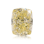 1.51 Carat Light Yellow Cushion Diamond IF GIA