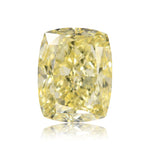 1,01 Karat Fancy Light Yellow Kissen-Diamant VS2 GIA