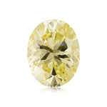 1.01 Carat Fancy Yellow Oval Diamond (I1) GIA